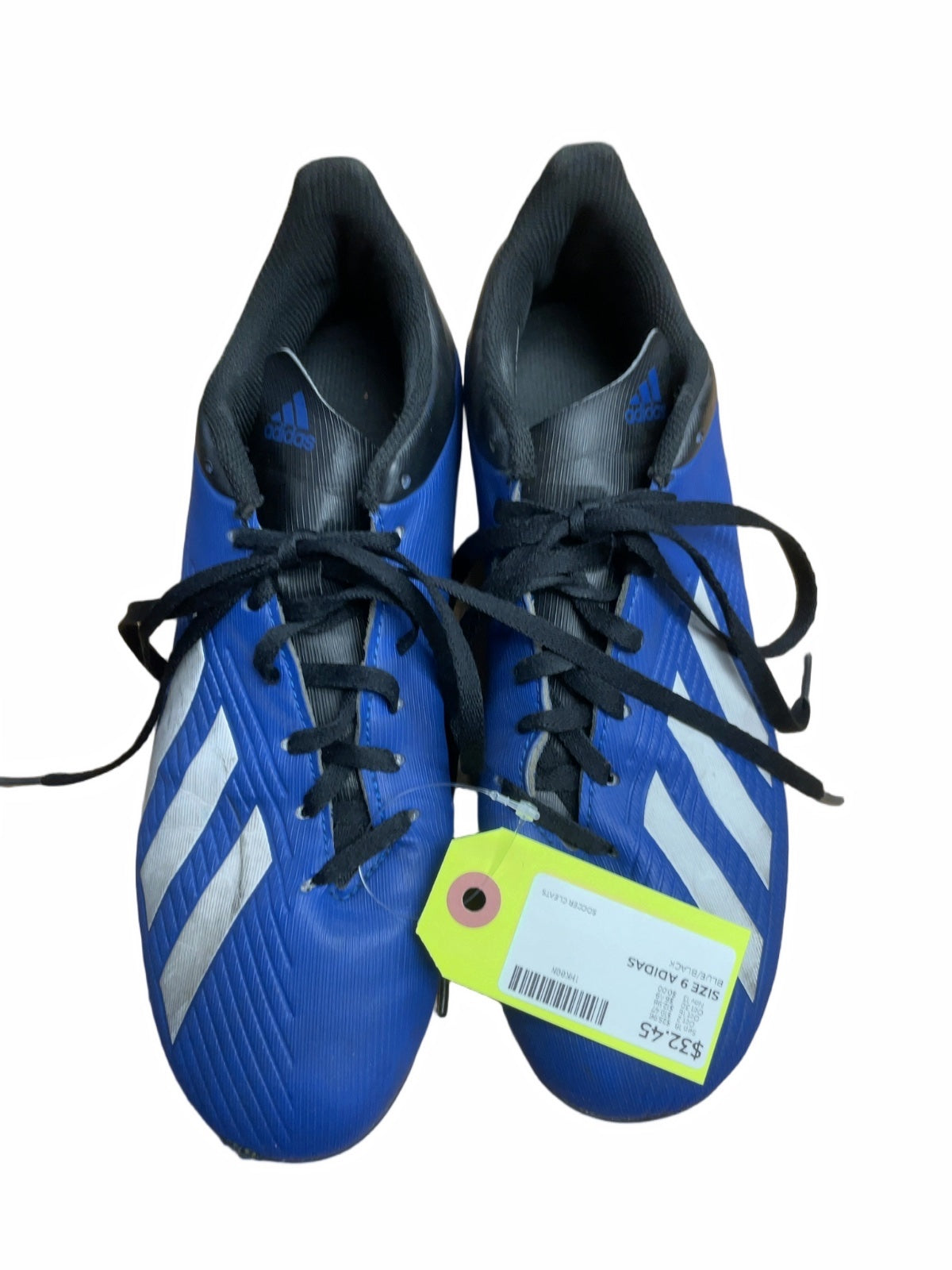 Adidas Soccer Cleats Size 9 Blue/Black