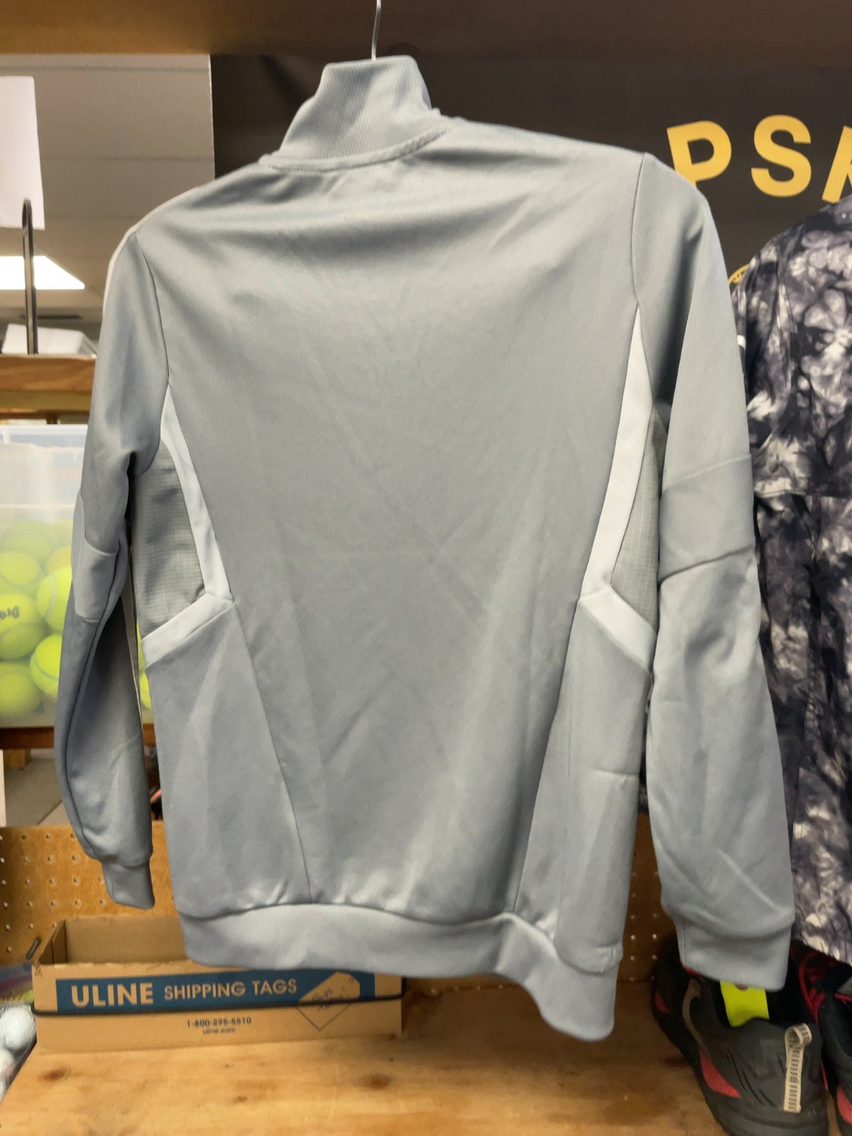 Adidas Soccer Jacket Youth M (11-12Y) Grey