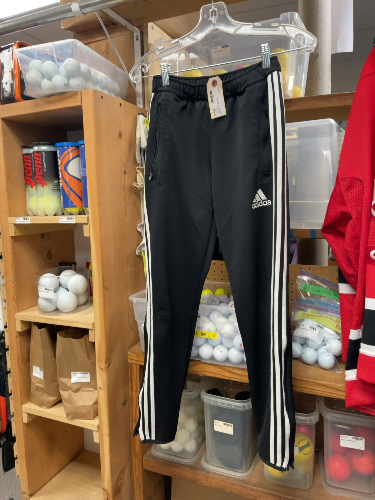 Adidas Soccer Pants Youth XL Black/White