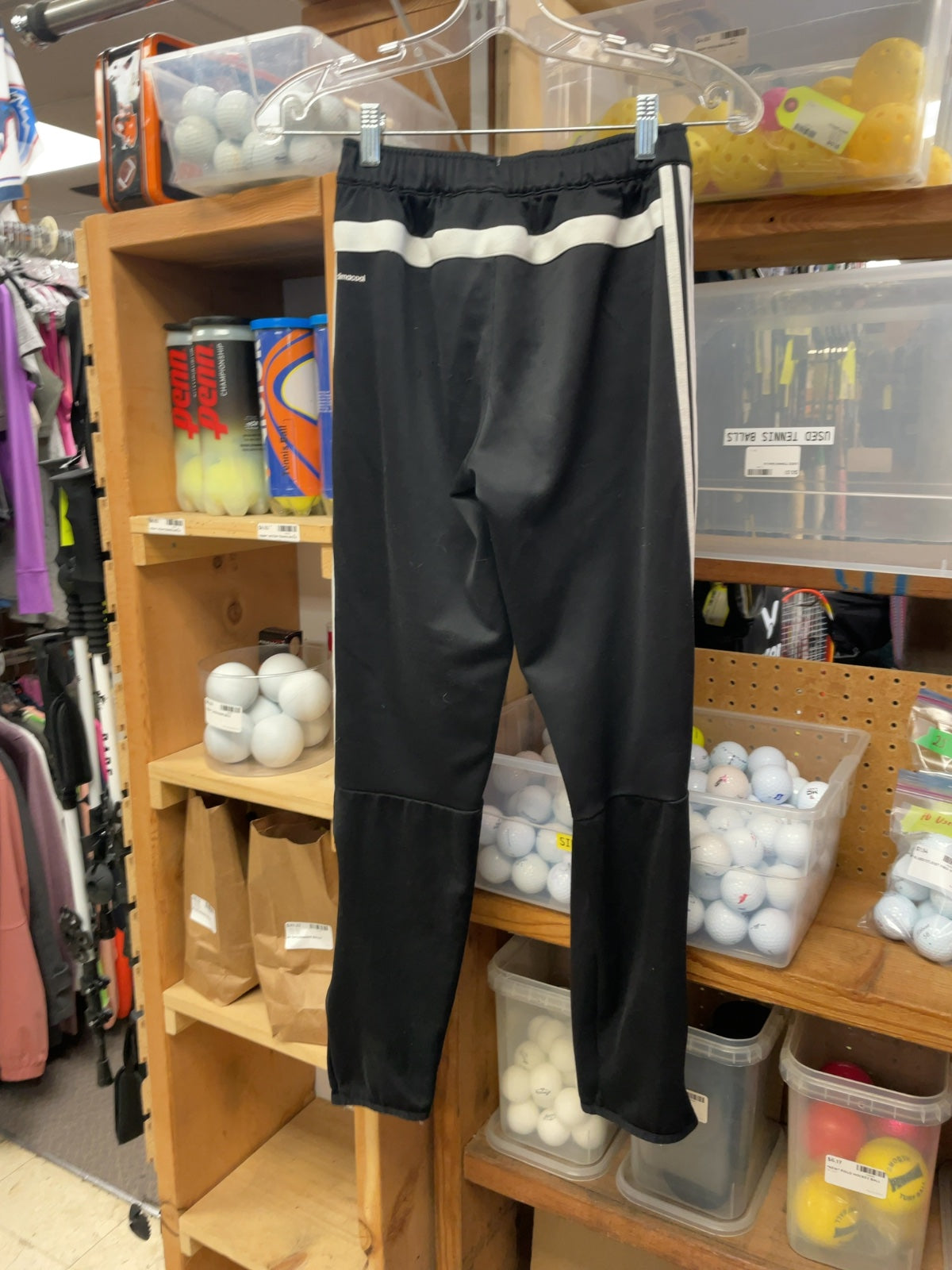 Adidas Soccer Pants Youth XL Black/White