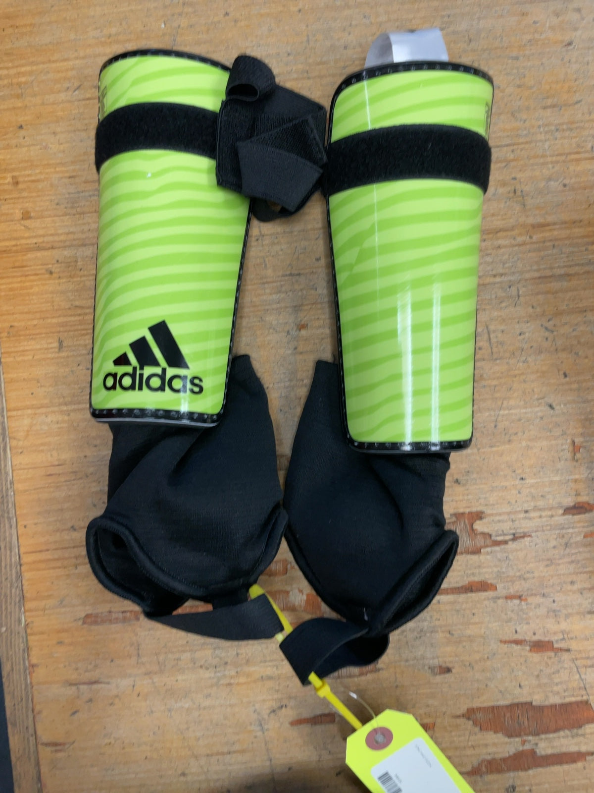 Adidas Soccer Shin Pads - Green/Black - XL
