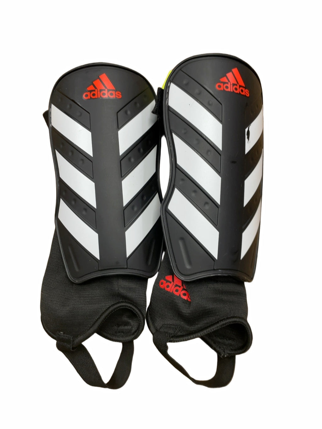 Adidas Soccer Shin Pads Size XL Black/White/Orange