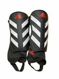 Adidas Soccer Shin Pads Size XL Black/White/Orange