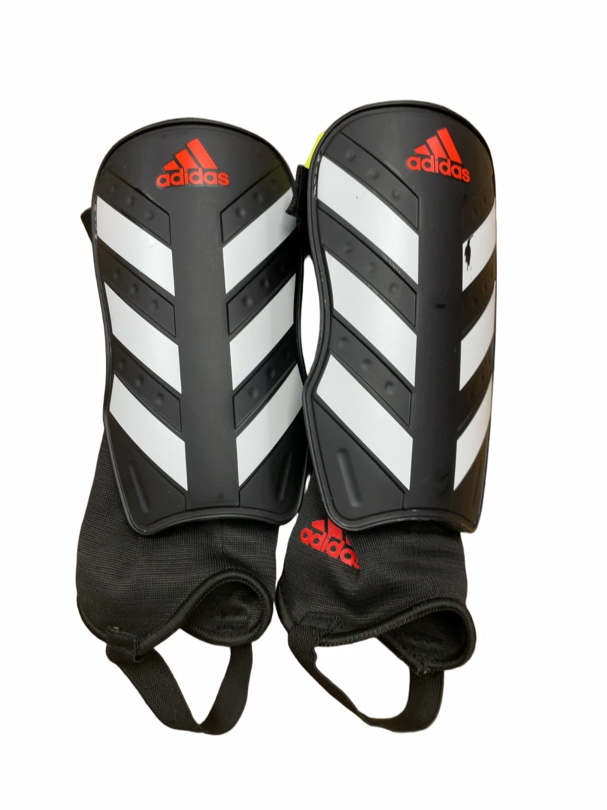 Adidas Soccer Shin Pads Size XL Black/White/Orange