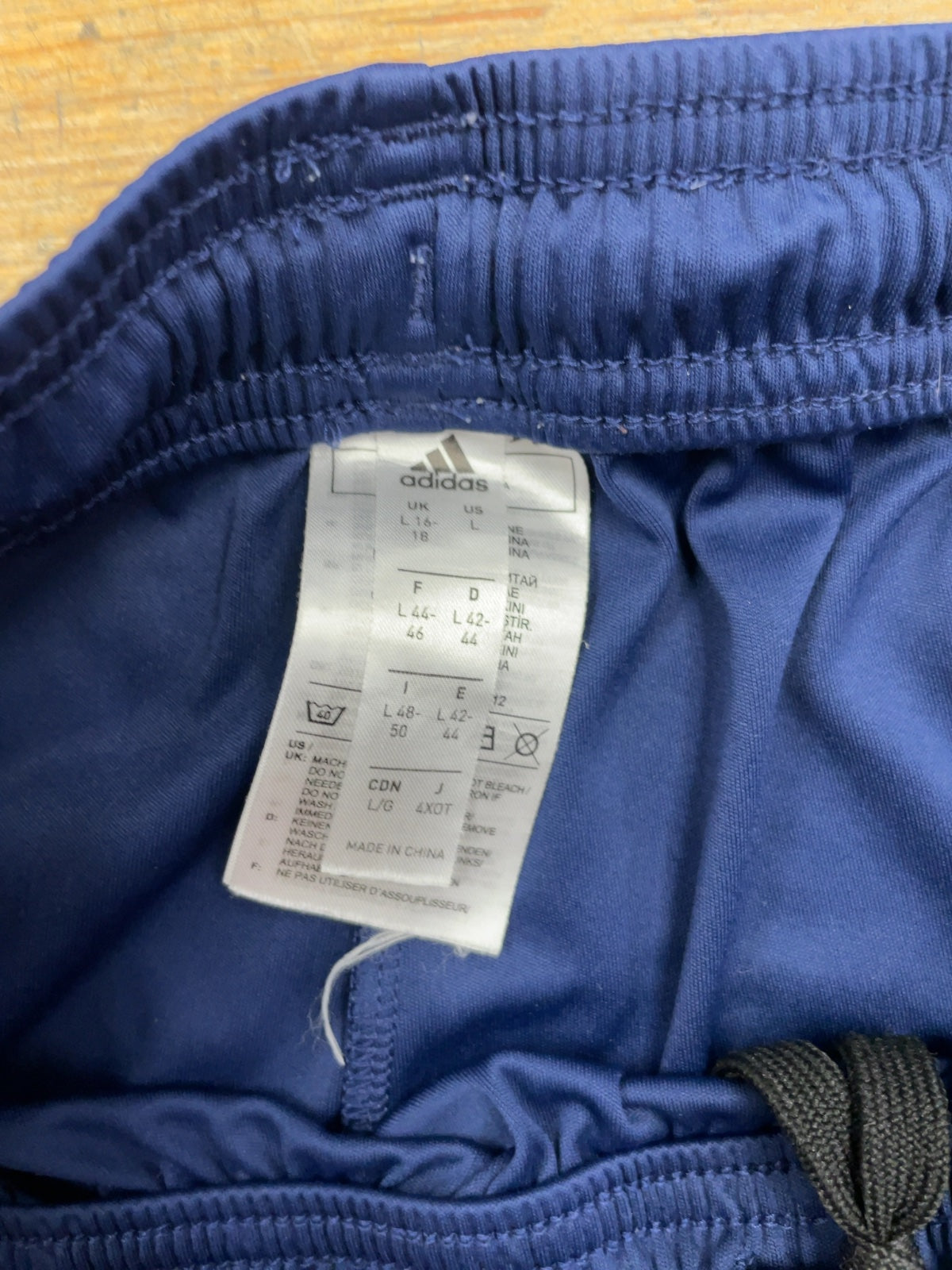 Adidas Soccer Shorts Size L Blue