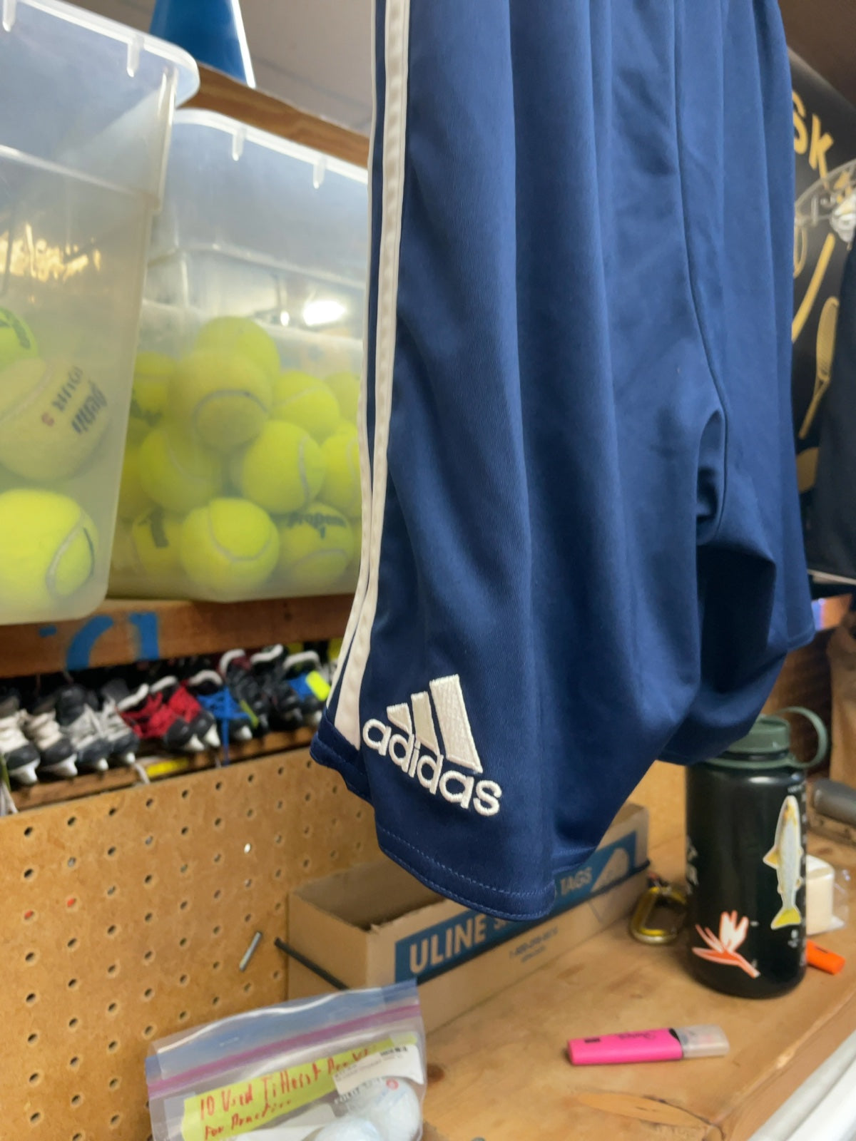 Adidas Soccer Shorts Size Small Blue