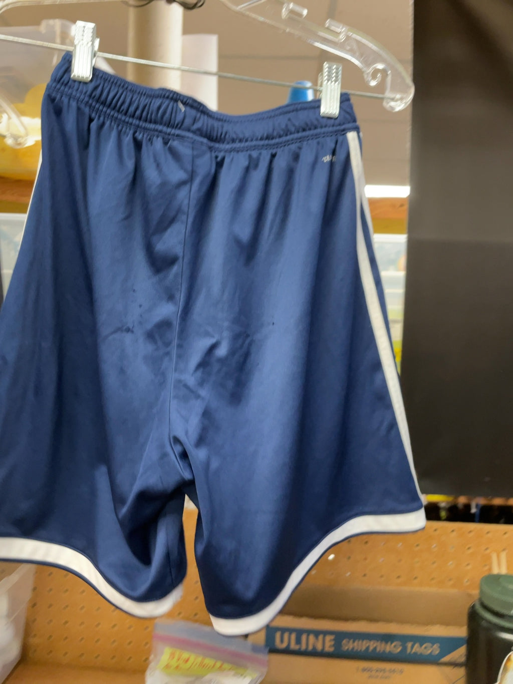 Adidas Soccer Shorts Size Small Blue