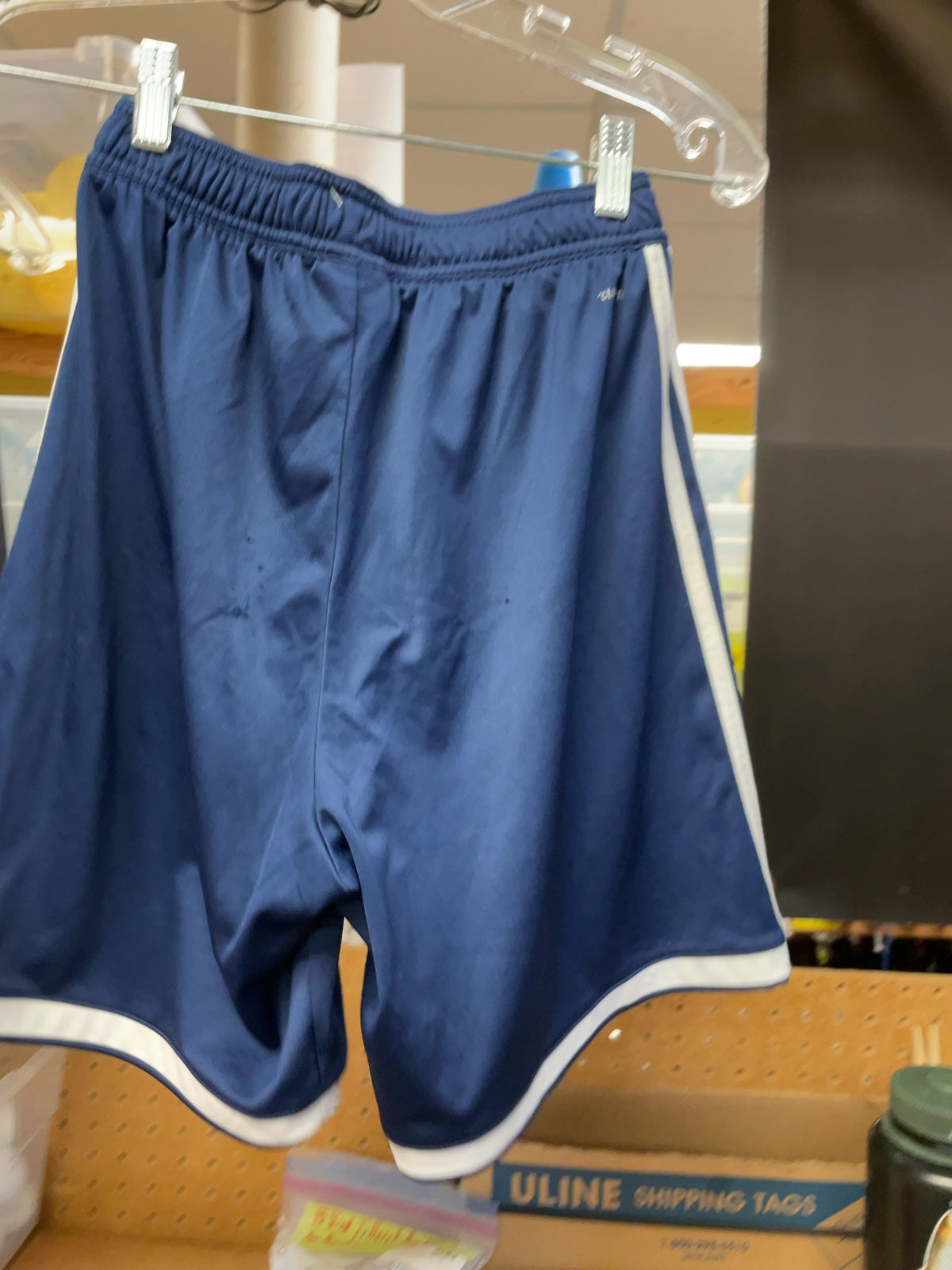 Adidas Soccer Shorts Size Small Blue