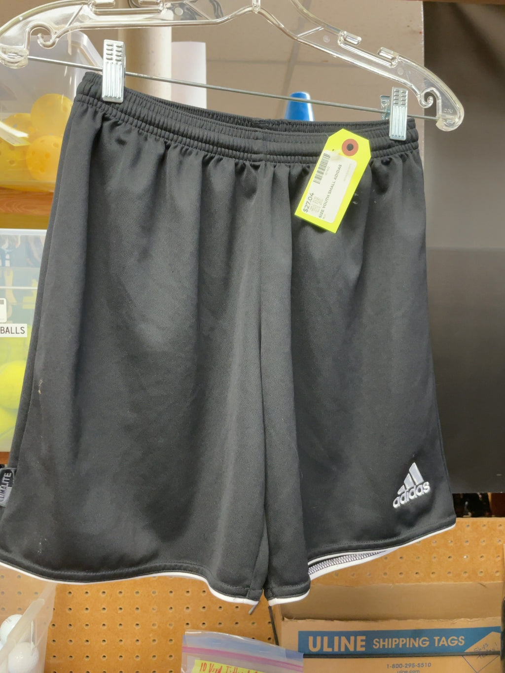 Adidas Soccer Shorts Youth Small Black