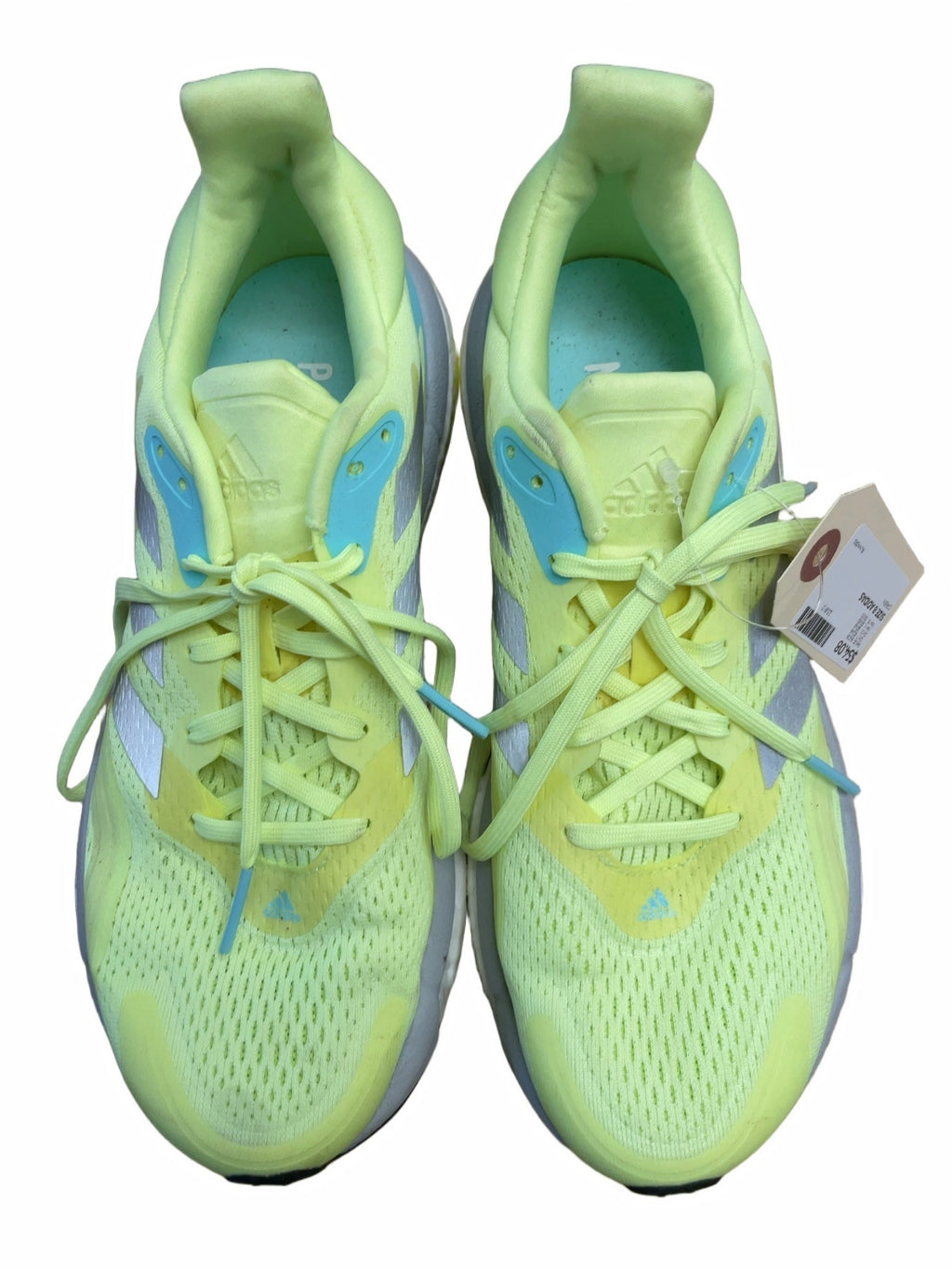 Adidas SolarGlide 3 Size 8 US Neon Green Running Shoes