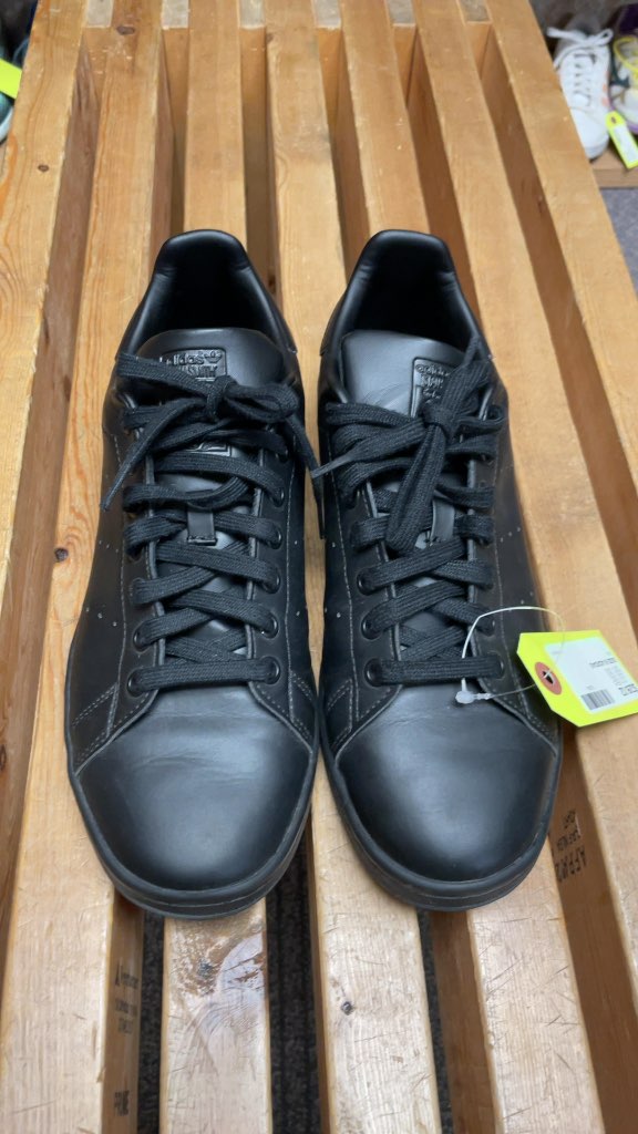 Adidas Stan Smith Primegreen Sneakers - Black - Size 8