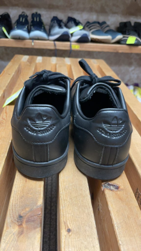 Adidas Stan Smith Primegreen Sneakers - Black - Size 8
