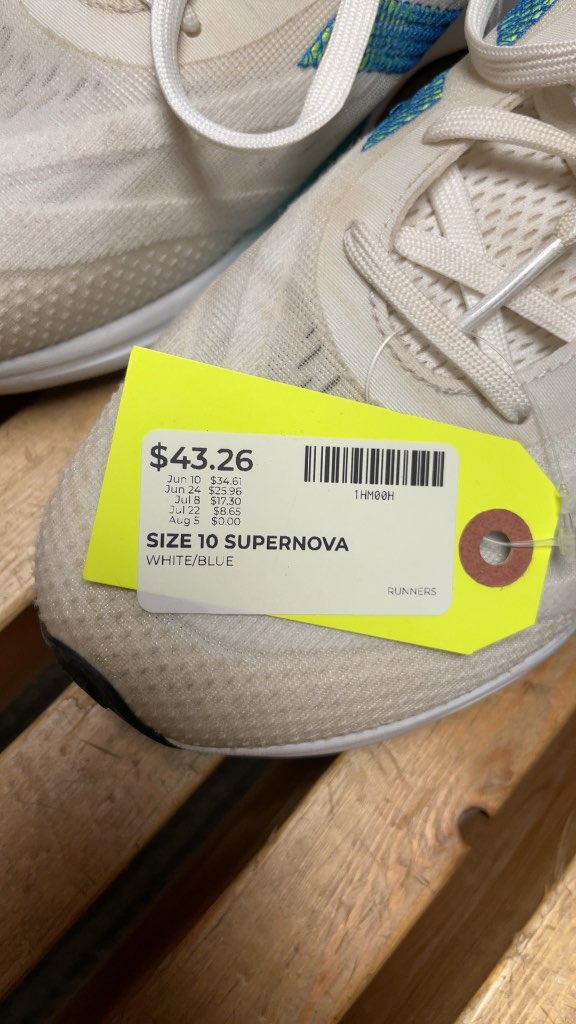 Adidas Supernova Running Shoes - Size 10