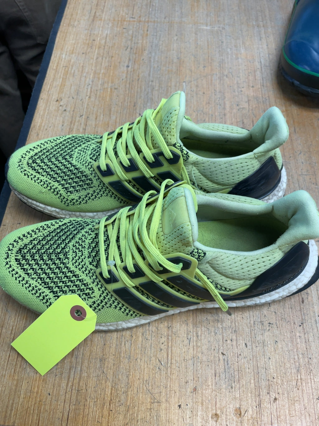 Adidas Ultraboost Size 10 Neon Running Shoes
