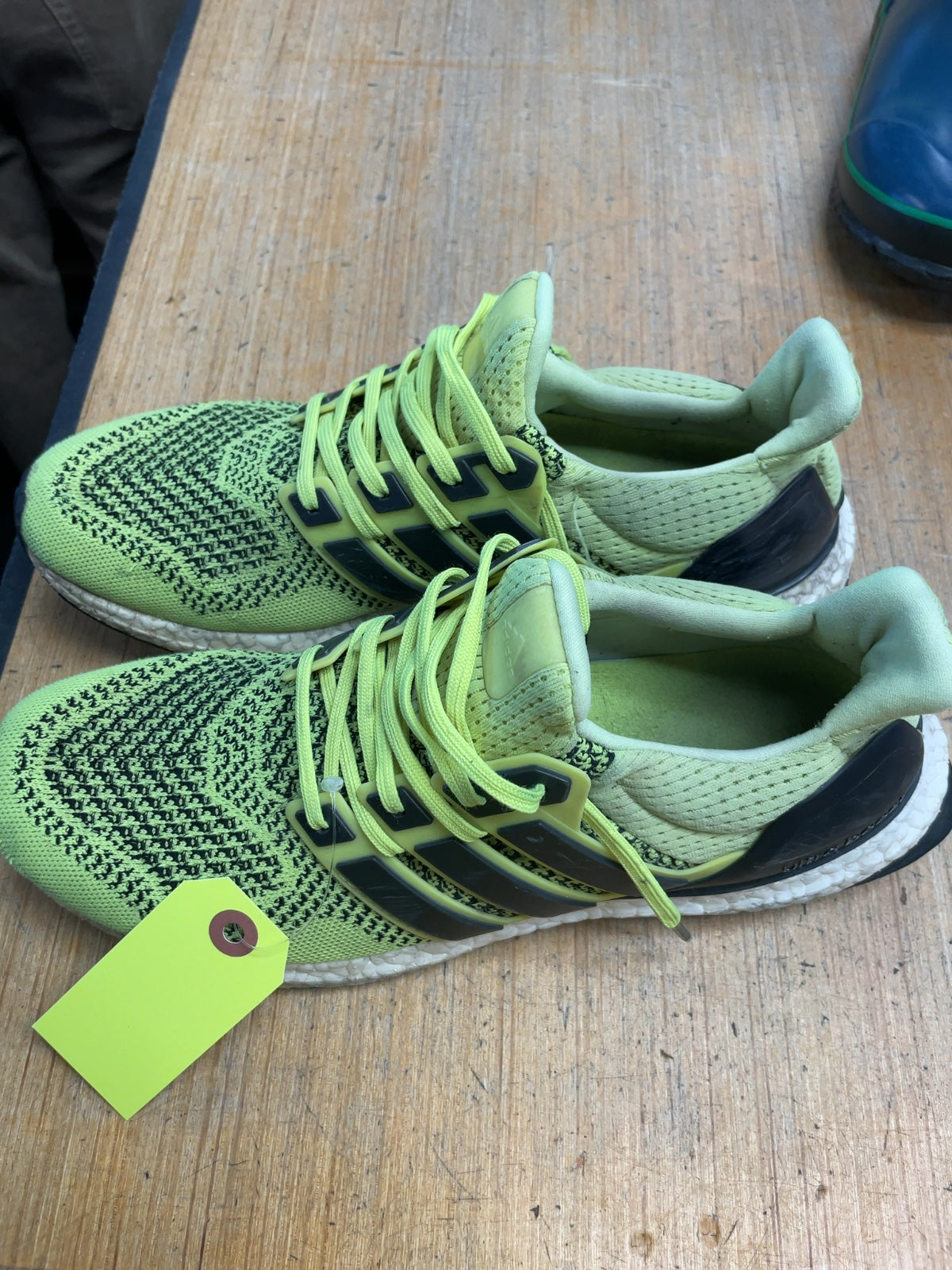 Adidas Ultraboost Size 10 Neon Running Shoes