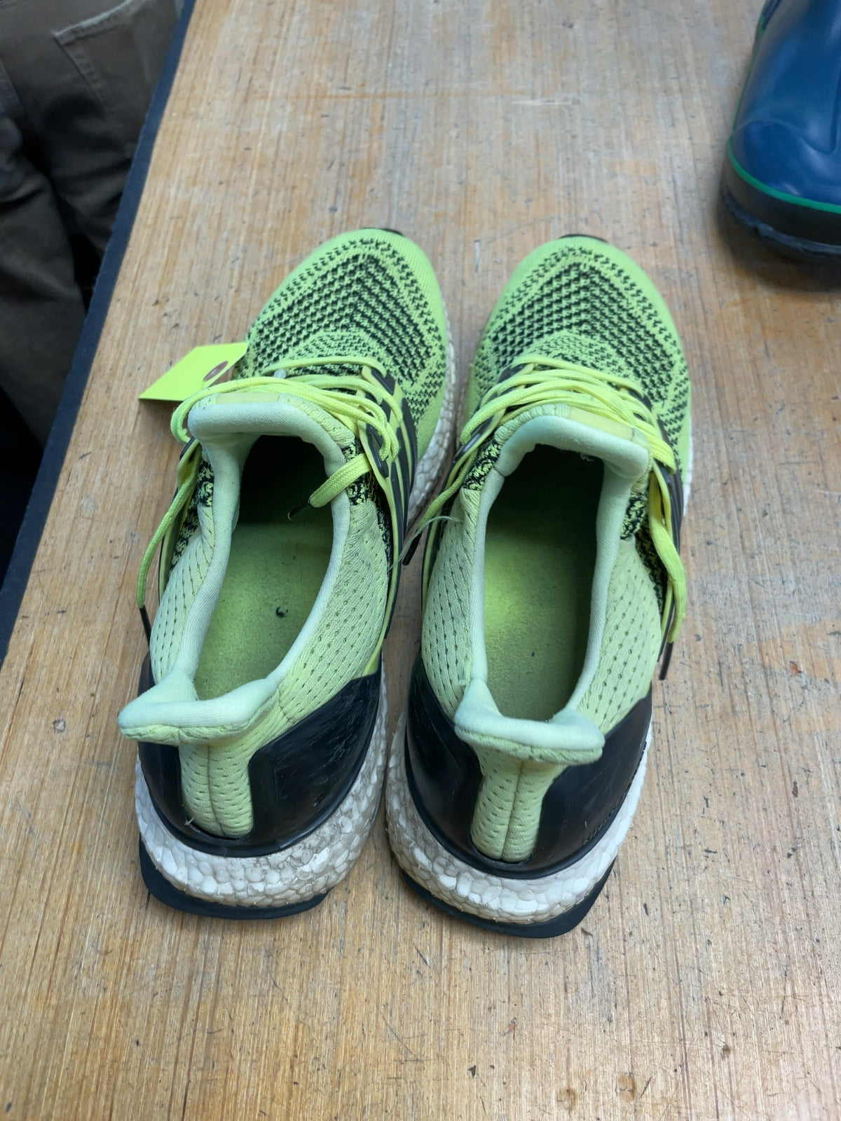Adidas Ultraboost Size 10 Neon Running Shoes