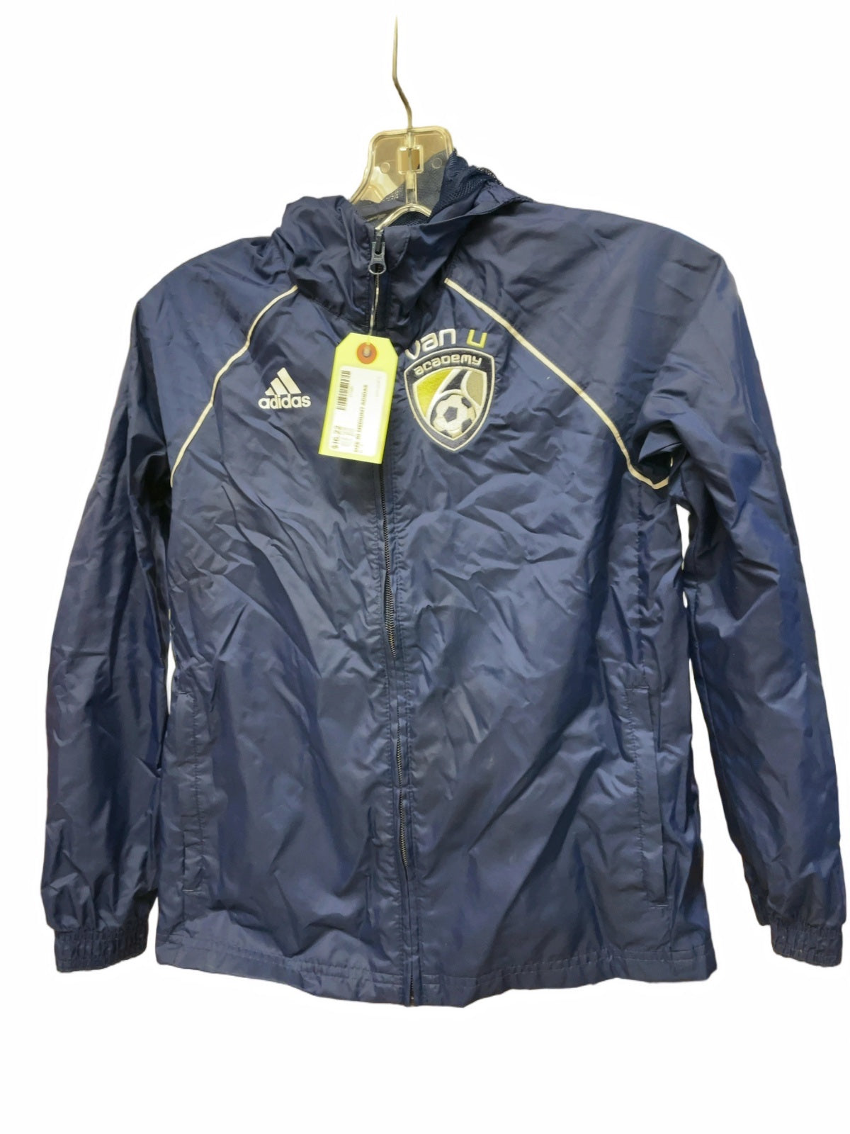 Adidas Van U Academy Rain Jacket Junior Medium Blue