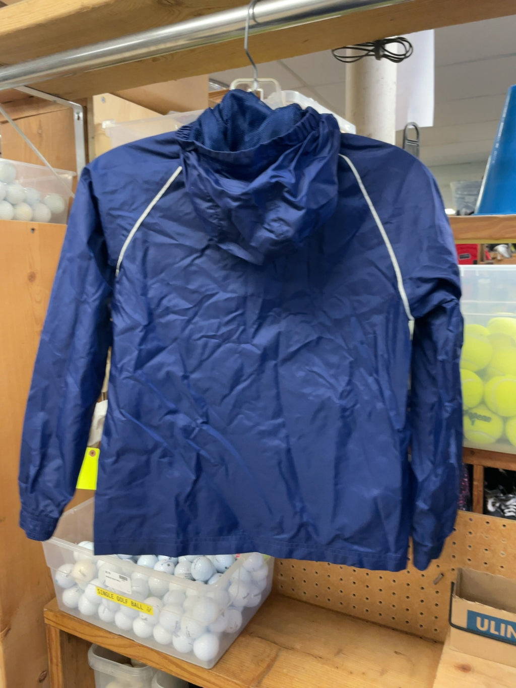 Adidas Van U Academy Rain Jacket Junior Medium Blue