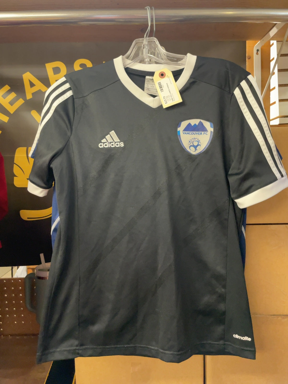 Adidas Vancouver FC Youth Large Soccer Jersey
