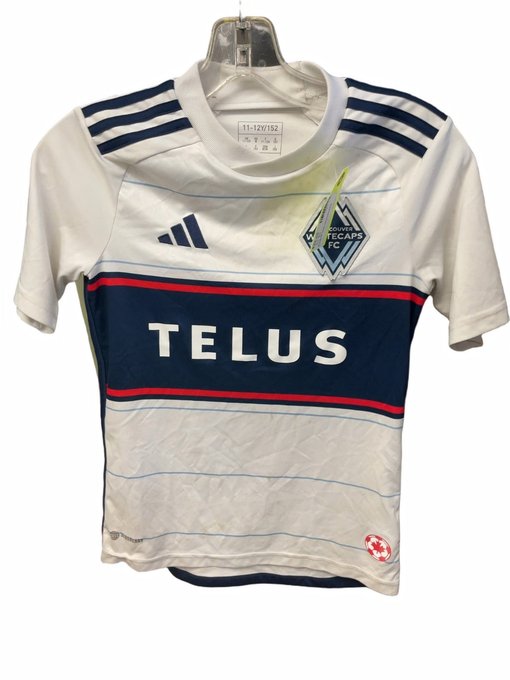Adidas Vancouver Whitecaps FC 11-12Y Soccer Jersey