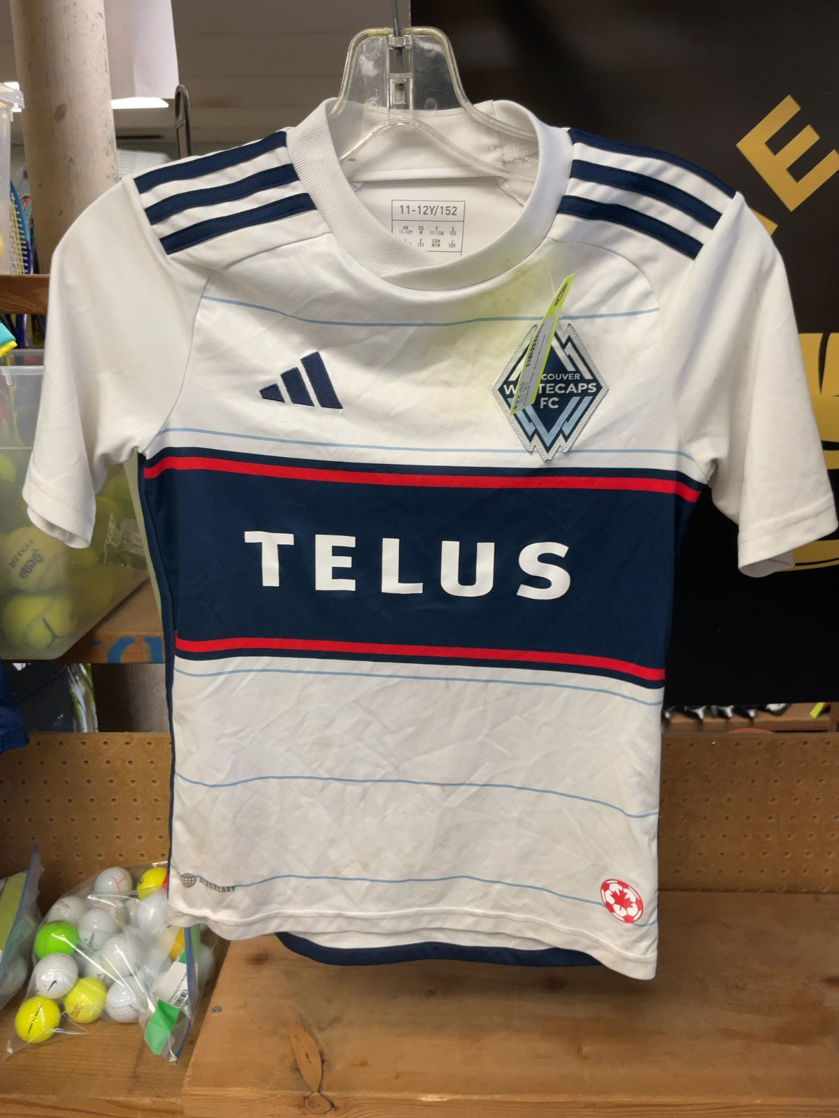 Adidas Vancouver Whitecaps FC 11-12Y Soccer Jersey