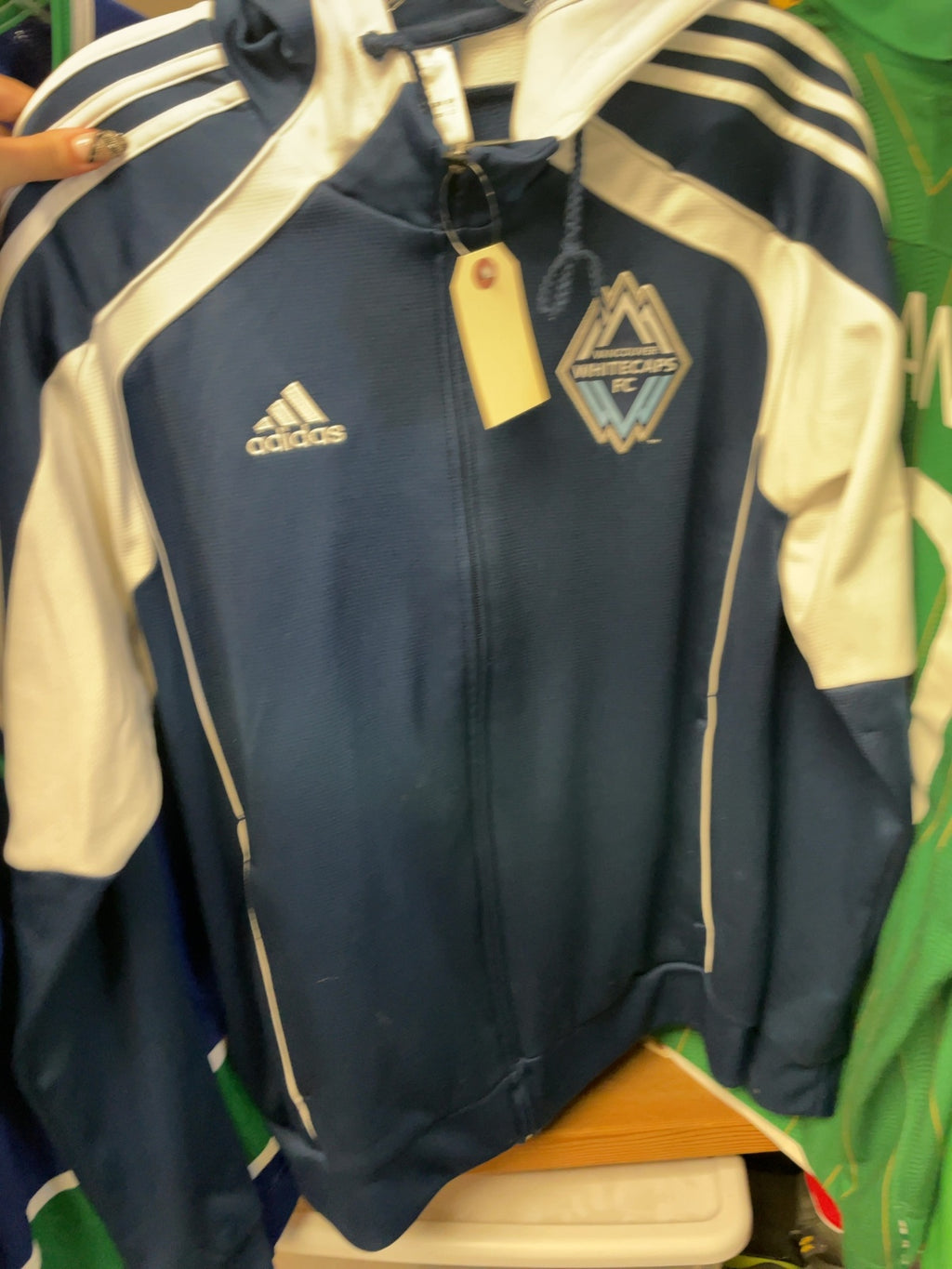 Adidas Vancouver Whitecaps FC Size Large Soccer Jacket