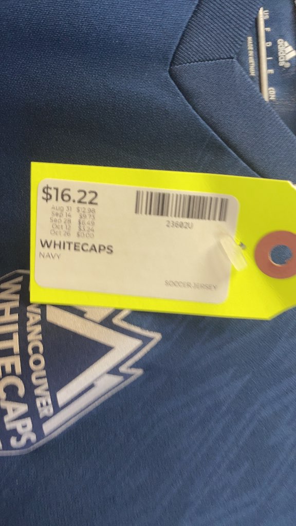 Adidas Vancouver Whitecaps FC Soccer Jersey