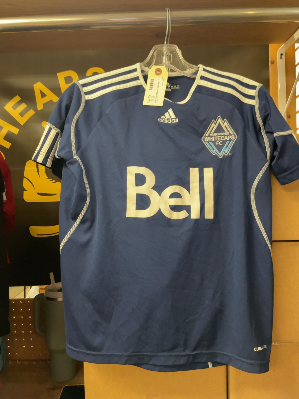 Adidas Vancouver Whitecaps FC Youth Medium Soccer Jersey