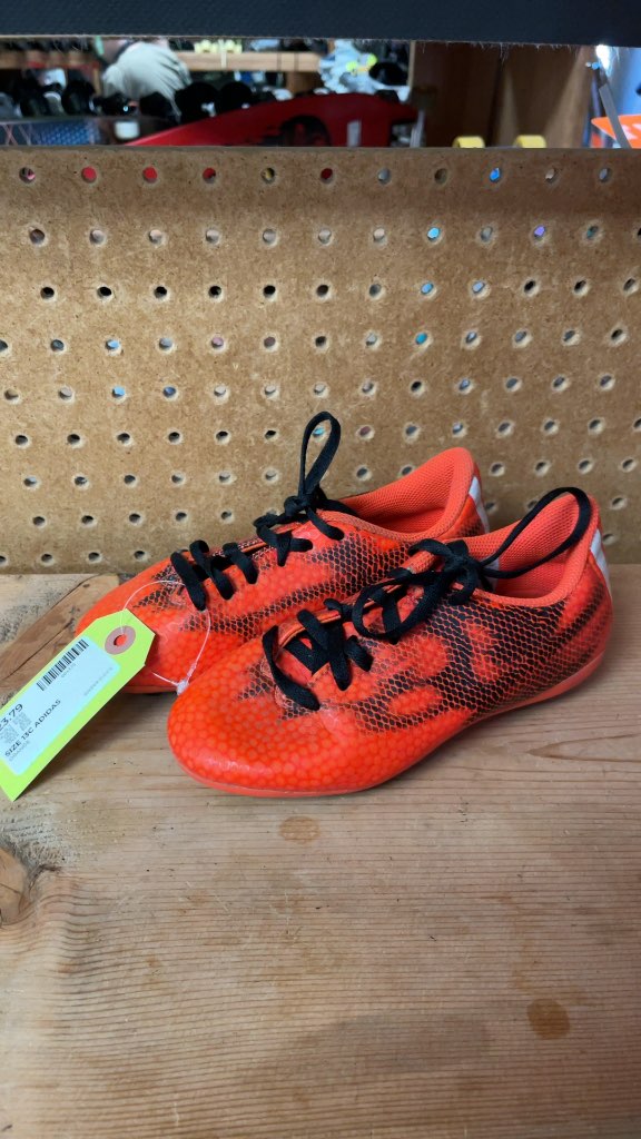 Adidas Youth Soccer Cleats - Size 13C - Orange