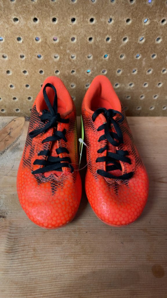 Adidas Youth Soccer Cleats - Size 13C - Orange