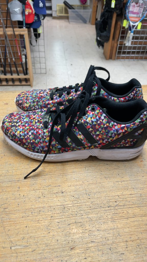 Adidas ZX Flux Multi-Color Geometric Runners - Size 12