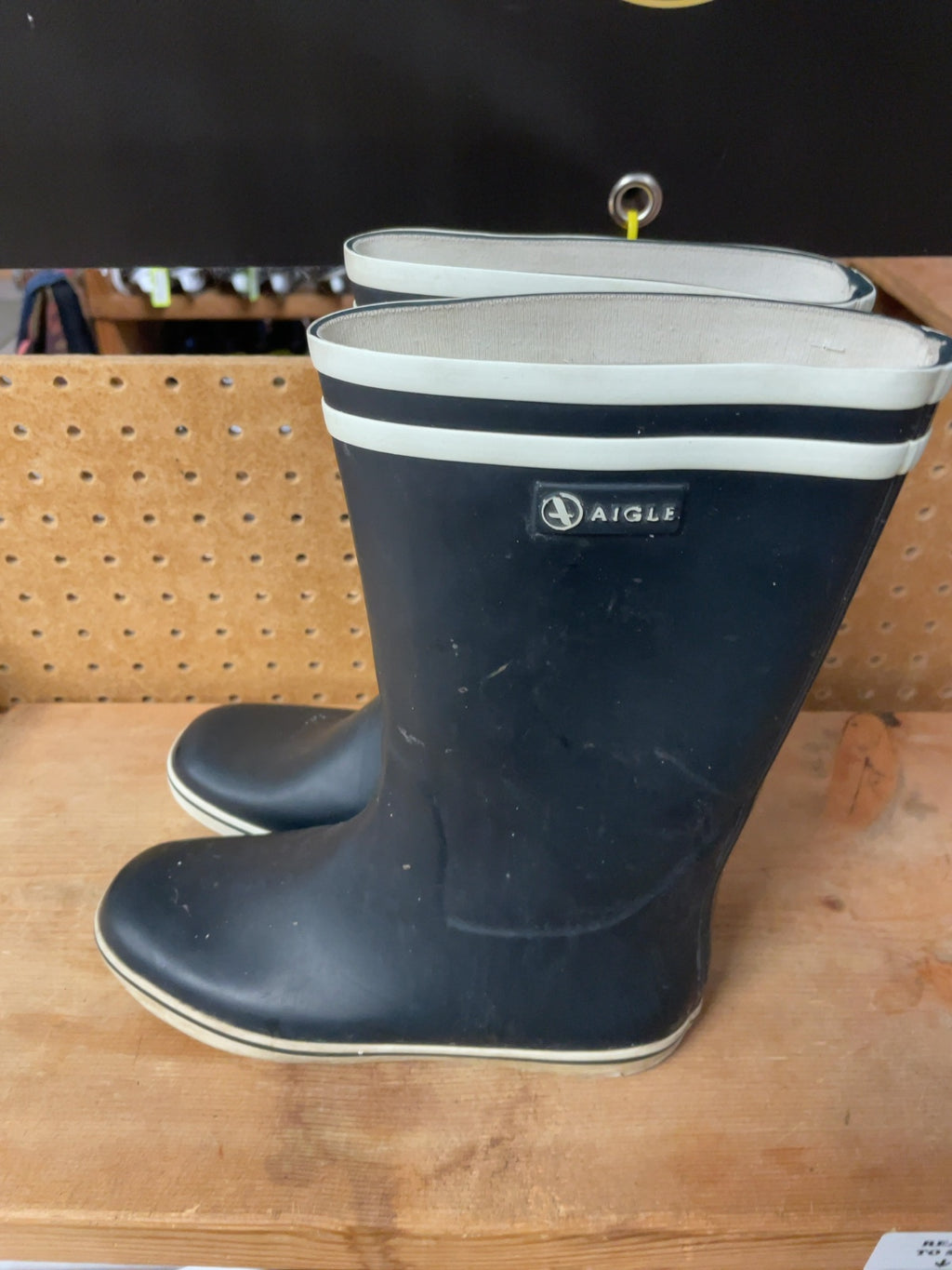 Aigle Rain Boots Size 37 Blue