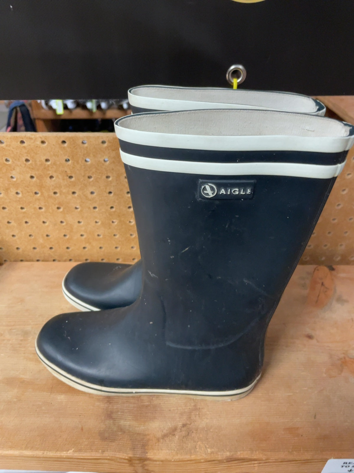 Aigle Rain Boots Size 37 Blue