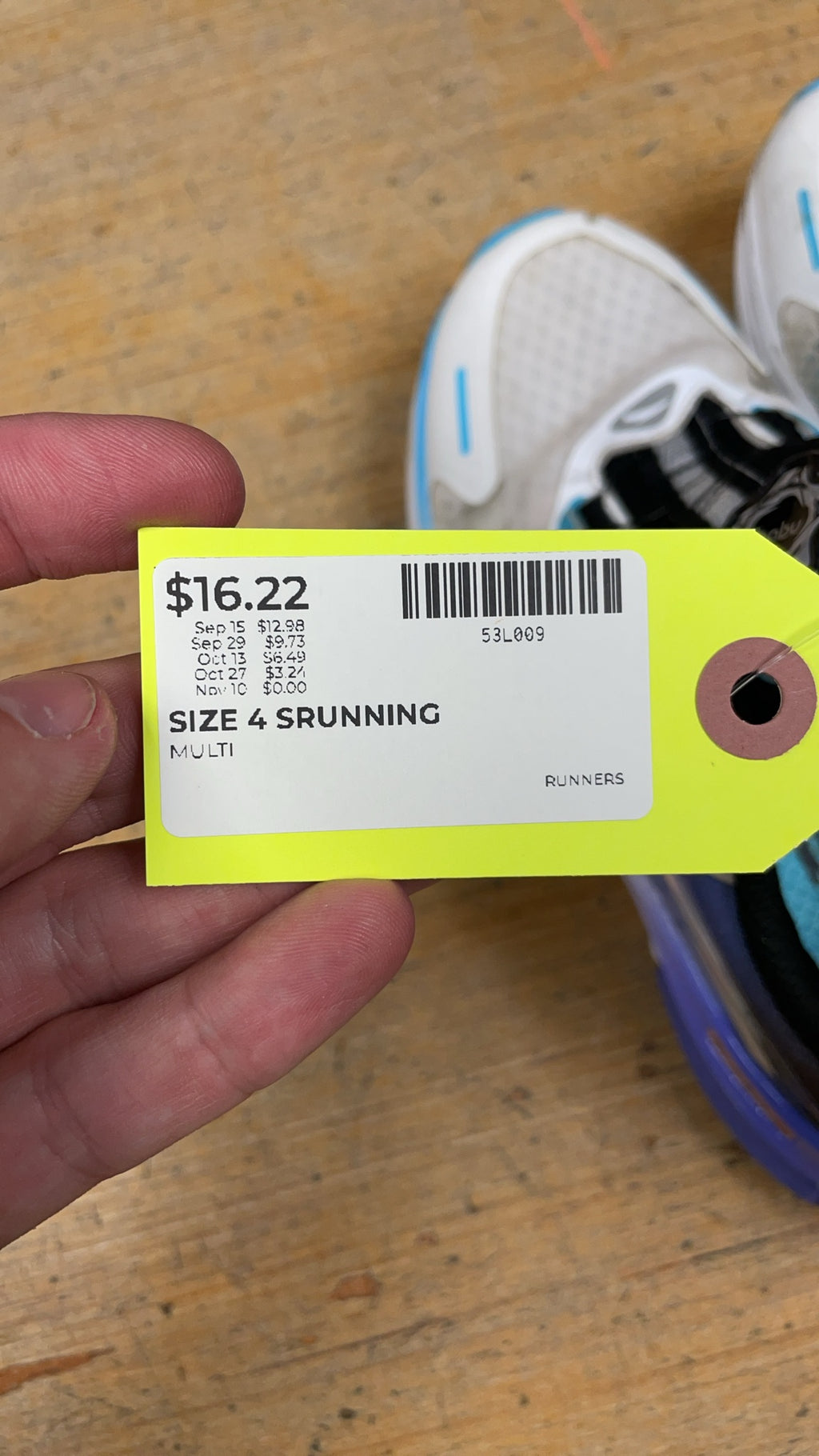 Anta Habu Dial Running Shoes Size 4 Multi-color