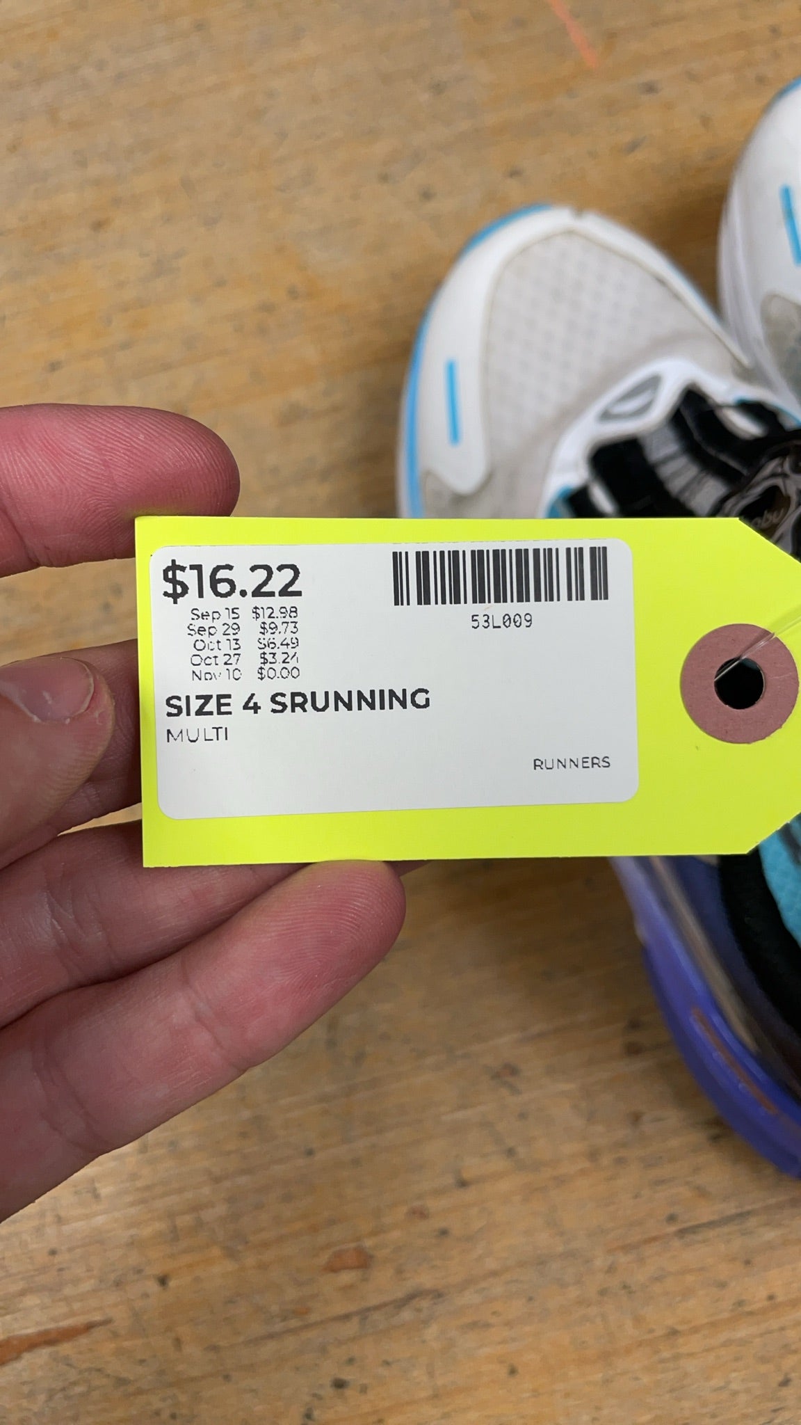 Anta Habu Dial Running Shoes Size 4 Multi-color
