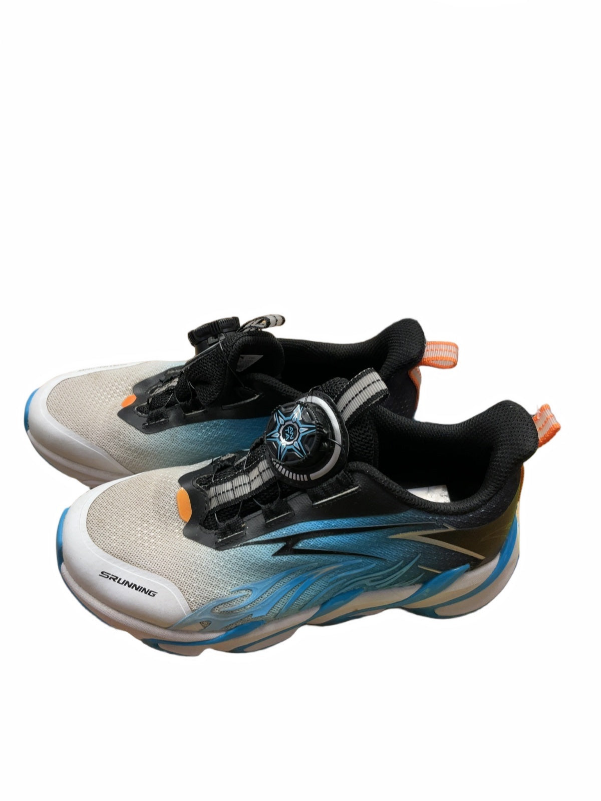Anta Srunning Size 3 Blue/Black Sneakers