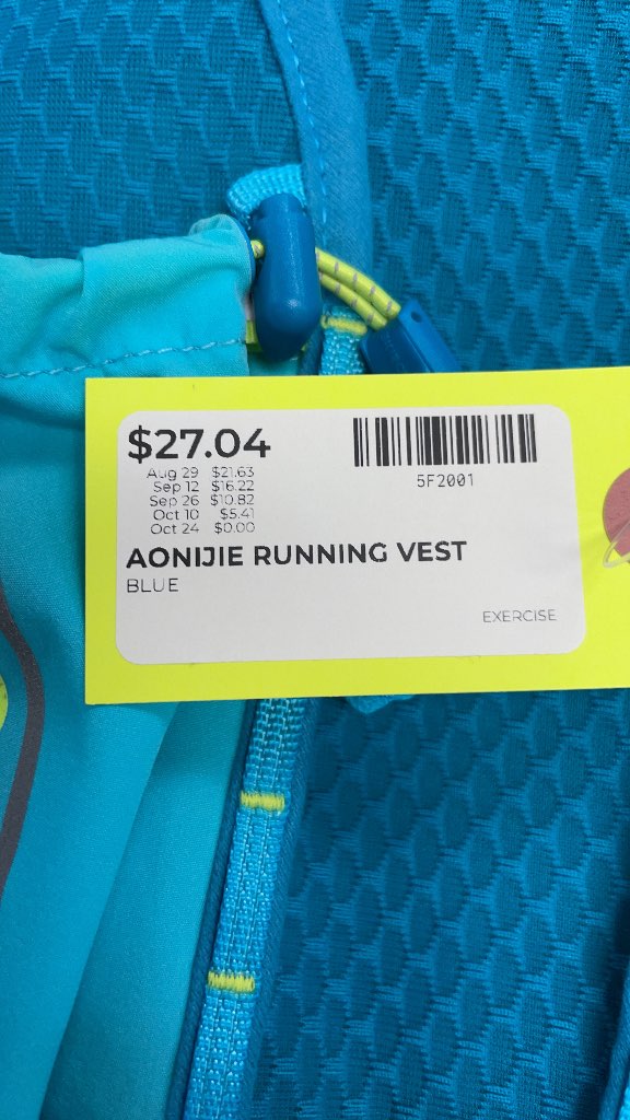 Aonijie Blue Running Vest