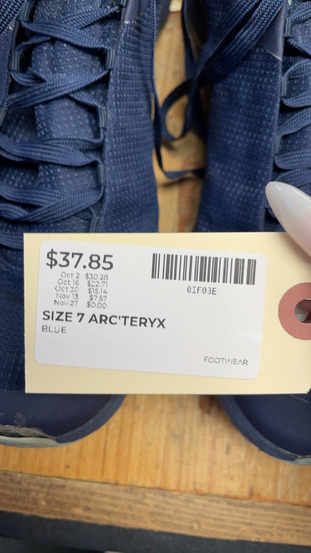 Arc'teryx Norvan SL Size 7 Blue Trail Running Shoes