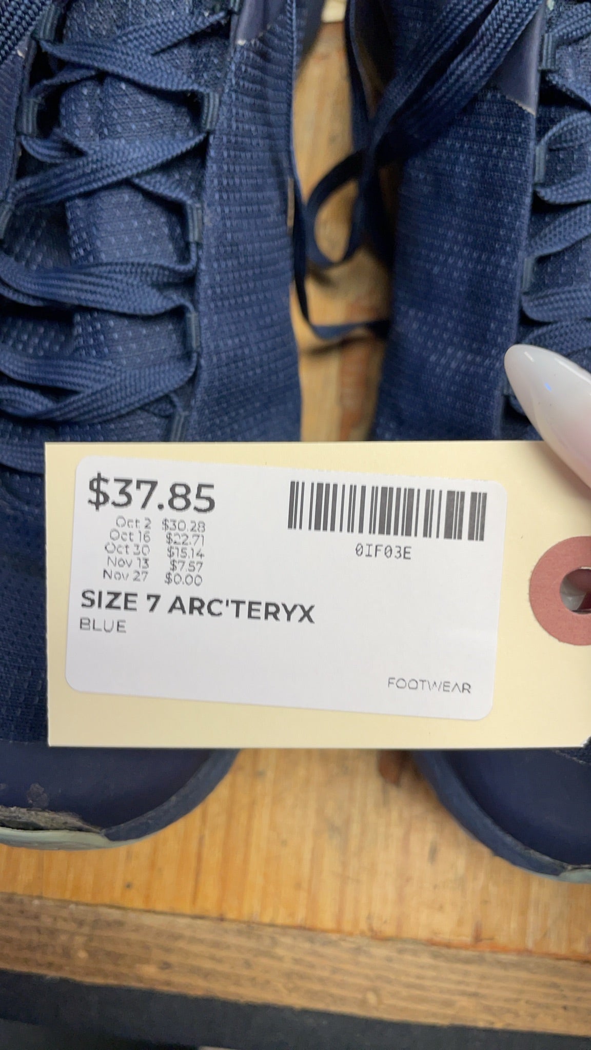 Arc'teryx Norvan SL Size 7 Blue Trail Running Shoes