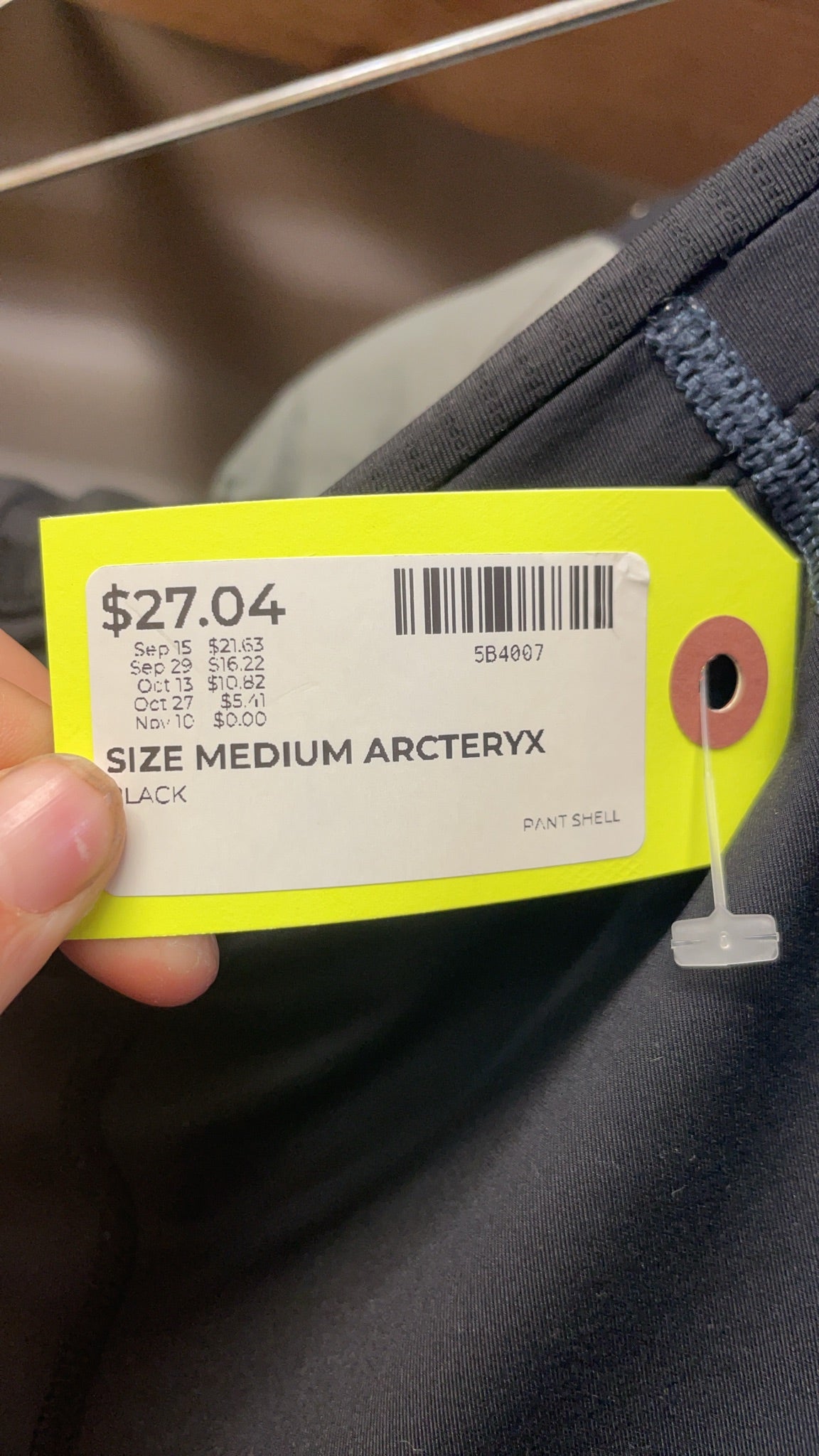 Arc'teryx Tights Size L Black