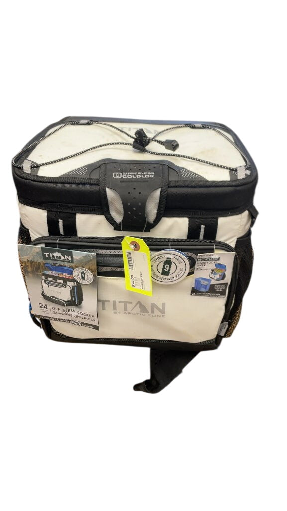 Arctic Zone Titan 24 Can Zipperless Cooler - Black/White