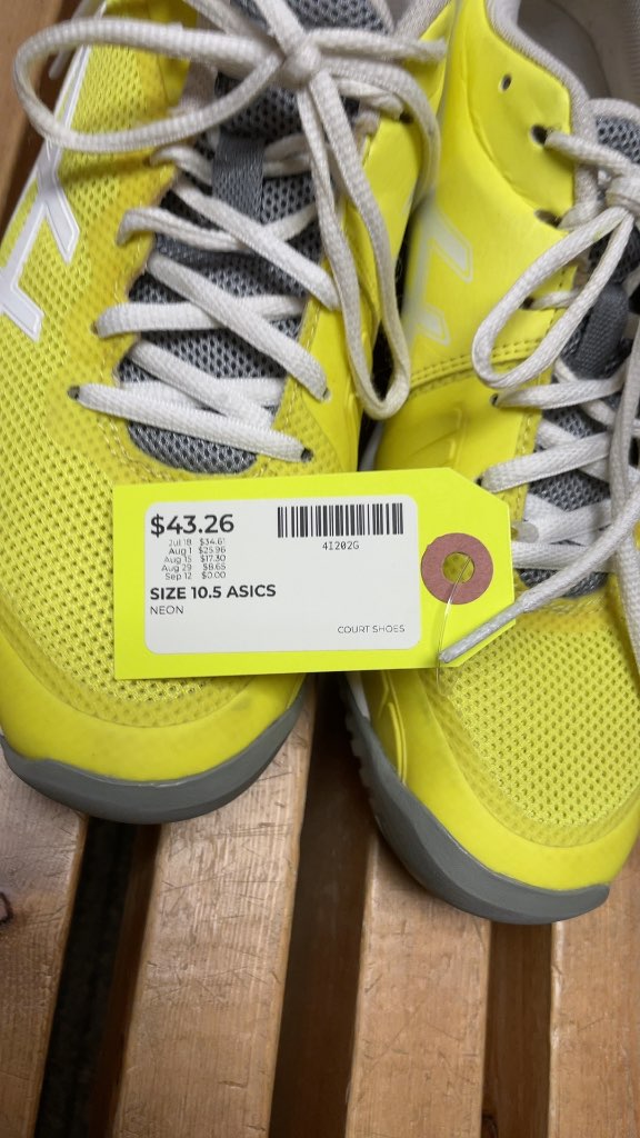 ASICS Gel-Court Speed Neon Court Shoes - Size 10.5