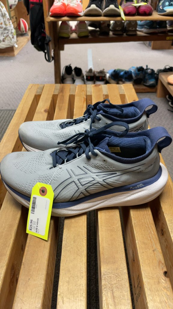 ASICS Gel-Nimbus 25 Court Shoes - Size 8
