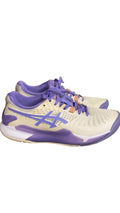Asics Gel-Resolution Court Shoes - White/Purple - Size 6.5
