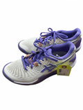 Asics Gel-Resolution Size 6.5 White/Purple Court Shoes