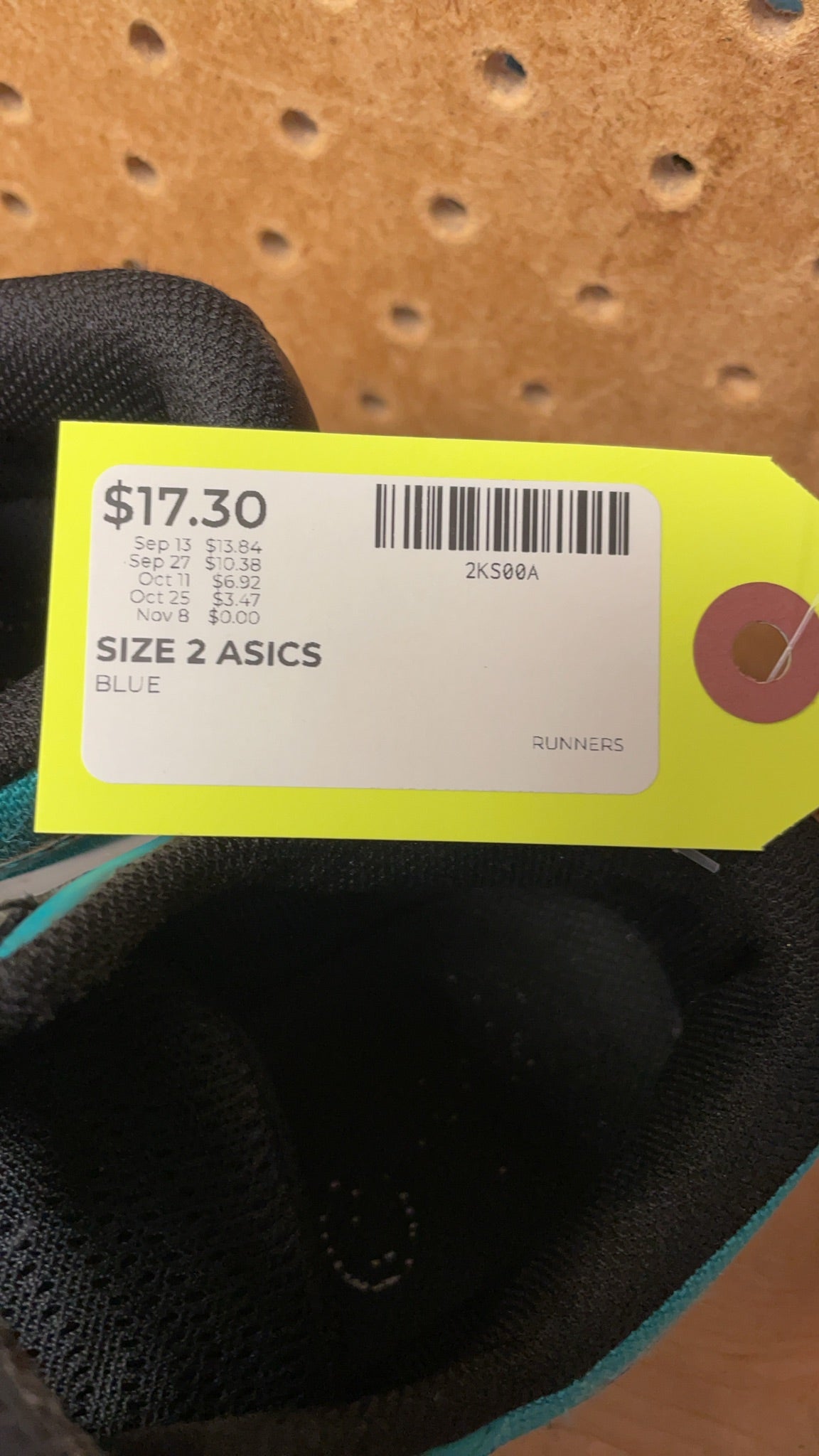 ASICS Runners Size 2 Blue