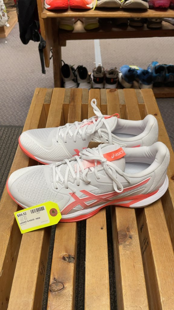 Asics Solution Speed Women's Court Shoes - Size 12 - New