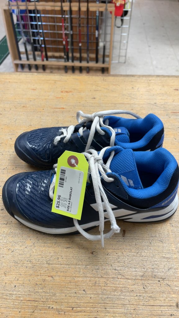 Babolat Court Shoes Size 4.5 Blue/Navy