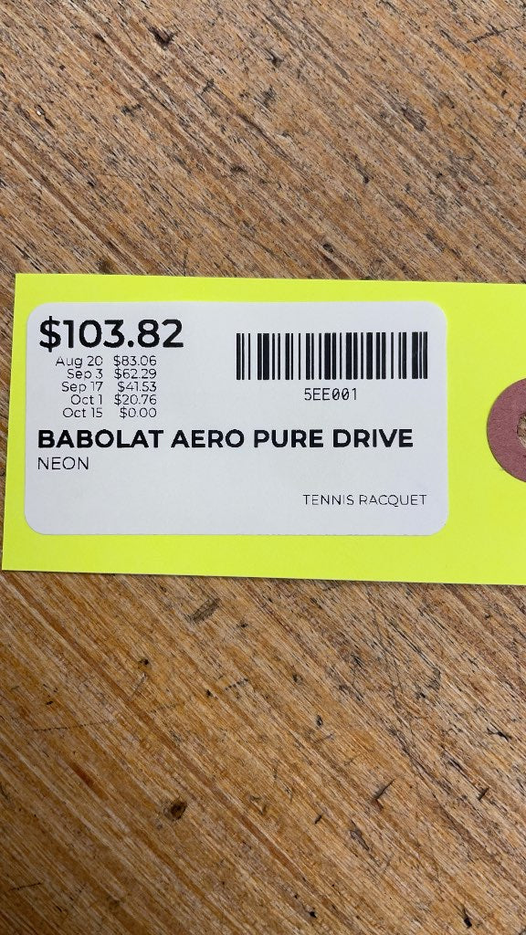 Babolat Pure Aero Tennis Racquet - 4 1/4 Grip