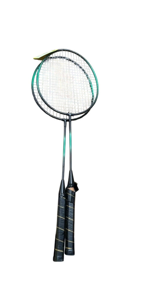 Badminton Racquet Pair - Green/Black